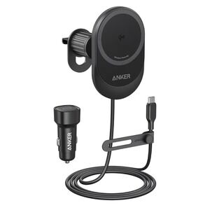Anker MagGo Wireless Car Charger 15W Qi2 MagSafe iPhone 15 14 13 12 B2932 NEW